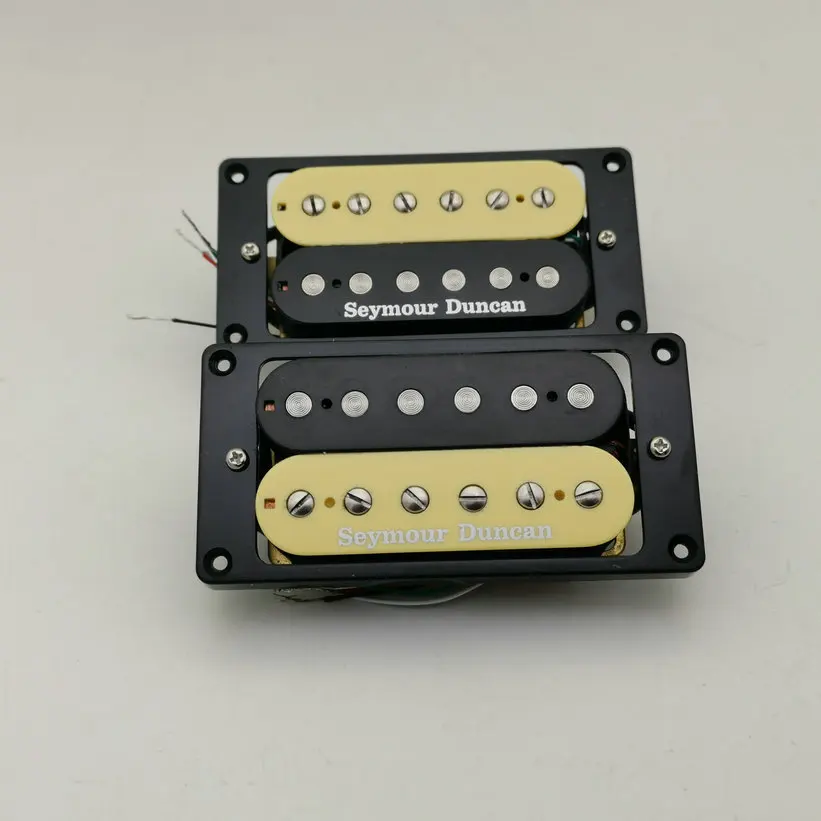 Zebra Гитарные звукосниматели Seymour Duncan SH1n 59 Neck SH4 JB Bridge 4C хамбакеры - Цвет: Zebra