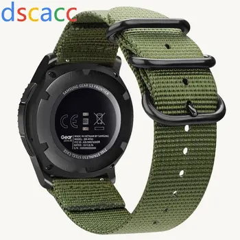 

DSCACC Universal Nylon Watchband for Fitbit Blaze Versa Sport Bracelet 22 mm Strap For Samsung Gear S3 2 Galaxy Watch Band 50pcs