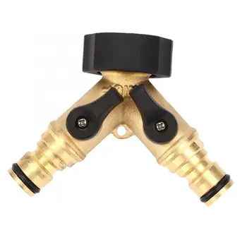 

FNPT DN25 Copper Garden Water Hose Connector Water Faucet Splitter Tool Accessories