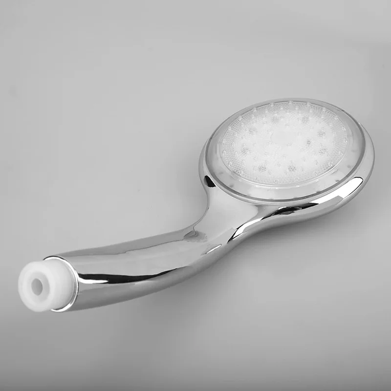 

New Style Phototherapy Shower LED Anion Spa Shower Faucet Supercharge Water-Saving Temperature Control Colorful Hand-Held Nozzle