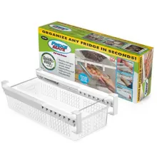 Большие подшипники пластиковый холодильник выдвижной ящик оснастки на ящике Хо использовать держать использовать легко установить холодильник ящик для хранения