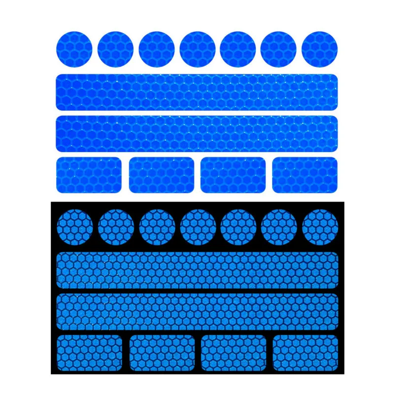 Предупреждающий велосипед наклейки рамка Светоотражающая клейкая флуоресцентная лента светильник излучающие наклейки спортивные велосипедные аксессуары