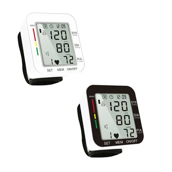 

KW368 Intellisense Electronic Wrist Blood Pressure Monitor Digital LCD Blood Pressure Monitoring Equipment Health 99 Memory