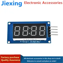 Modulo display digitale a tubo a 4 cifre luminosità LED regolabile con clock point TM1637 compatibile con Arduino
