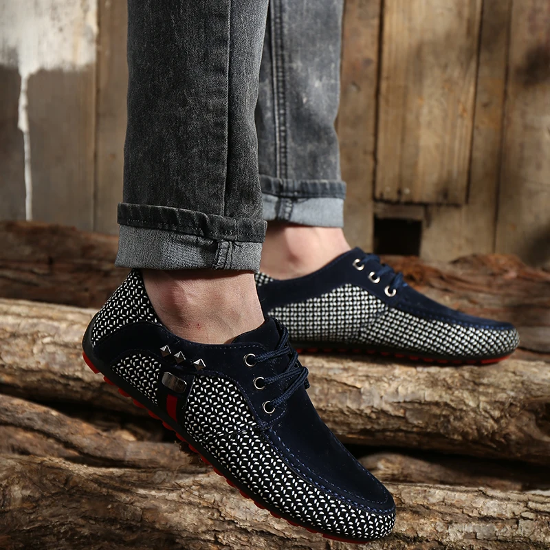 

Spring Summer Black White Men Casual Shoes Lace-Up Style Fashion Man Loafers Shoes Men S1176-1200 Dn