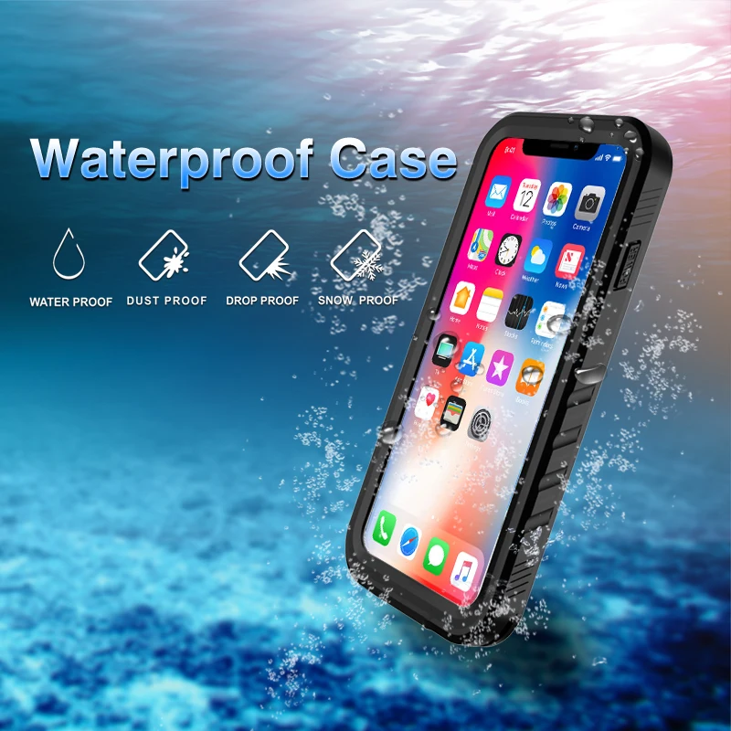 Водонепроницаемый чехол для iPhone X XS Max XR 8 7 6 плавания дайвинга водонепроницаемый с
