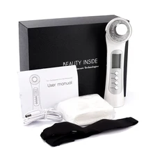 5 In 1 Ultrasound  LED Photon Therapy Machine Micro Current Vibration Massager Skin Firming Device Galvanic Ion Facial Cleaner