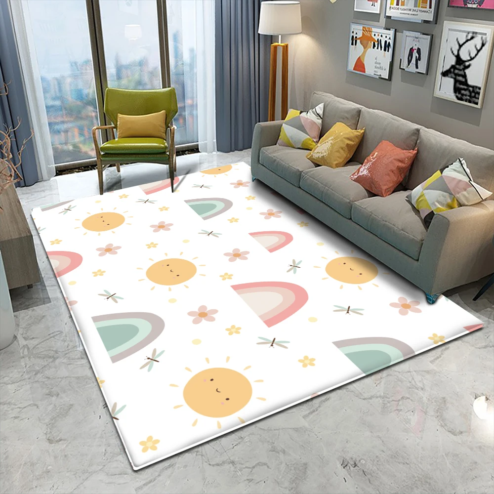 Alfombra Plegable Bebé Bath Mats Children Flannel Carpet Living Room Decoration Baby Floor Mat Teppich Tapete Peludo | Дом и сад