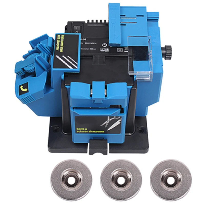 

Hot XD-96W Multifunction Sharpener Household Grinding Tool Sharpener Drill For Knife Twist Drill Hss Drill Scissor Chisel,Eu Plu