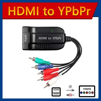 

Scaler HDMI to RGB Component 5 RCA YPbPr Video + R/L 1080P Audio Converter Adapter TV PC