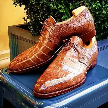 

Men Shoes Fashionable Pu Leather Lace-up Boots Handmade Casual Formal Stylish Autumnchelsea Boots Zapatos De Hombre AH080