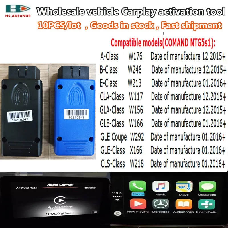 

Goods in stock! A+++ quality NTG5s1 is the vehicle Carplay apple / Android auto activation tool wholesale. DHL Fast shipment