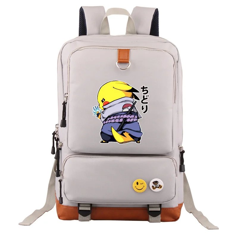 

Pokemon Pikachu Pokect Monster Backpack Student School Shoulder Bag Satchel Laptop Rucksuck Knapsuck Teenager Travel Gift