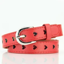 106cm Summer New Hollow Heart Wide belts For Women 2021 Fashion Candy Colors Female belt Children's belts and Straps