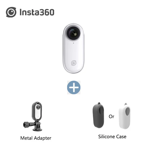 Insta360 Go 1080P Новая Экшн-камера AI с автоматическим монтажом Hands-free супер мини Спортивная камера Pk Gopro Hero Insta 360 one X EVO - Цвет: insta go bundle 3