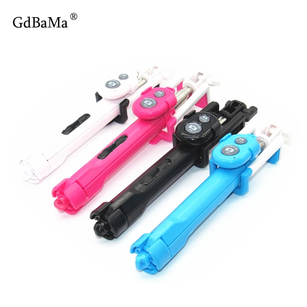 

New 3 in 1 Wireless Bluetooth Selfie Stick Mini Selfie Tripod with Remote Control For iPhone Xr X 8 7 6 6s Plus Portable Monopod