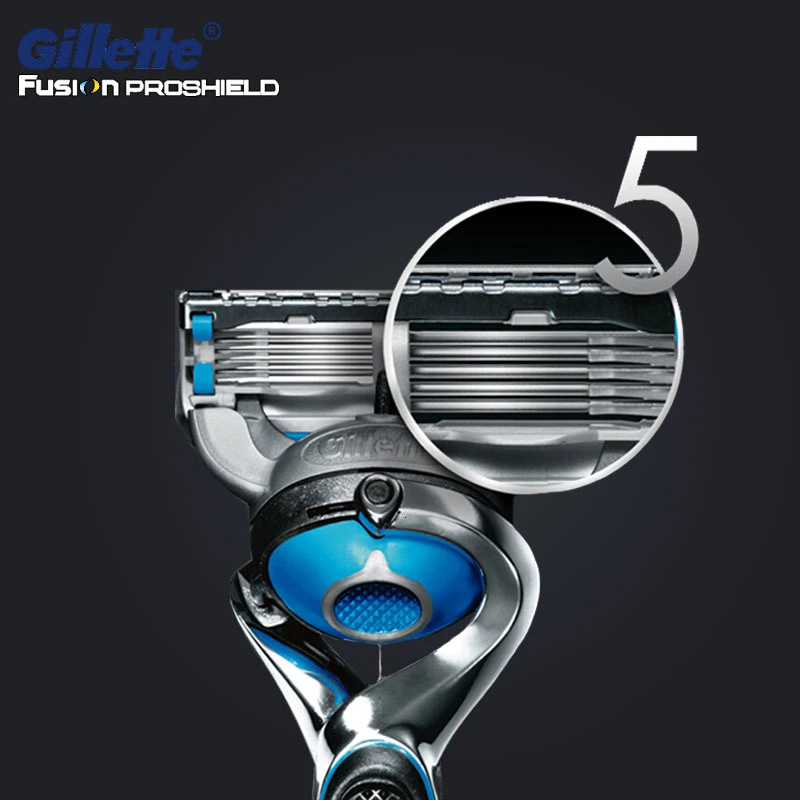 Original Gillette Fusion 5 Proshield Chill Razor holder For men safety shaving Straight razor Replace razor 1 Original Gillette Fusion 5 Proshield Chill Razor holder For men safety shaving Straight razor Replace razor 4