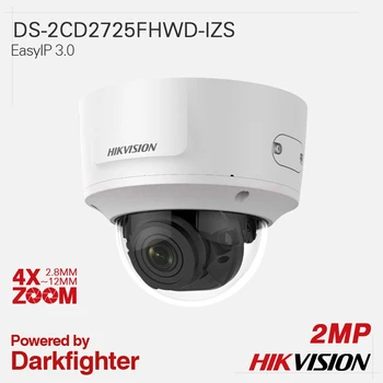 

Hikvision Original IP Camera DS-2CD2725FHWD-IZS EasyIP 3.0 4X ZOOM 4K 2MP H.265+ EXIR VF Dome All-metal IP67 IK10 120dB WDR