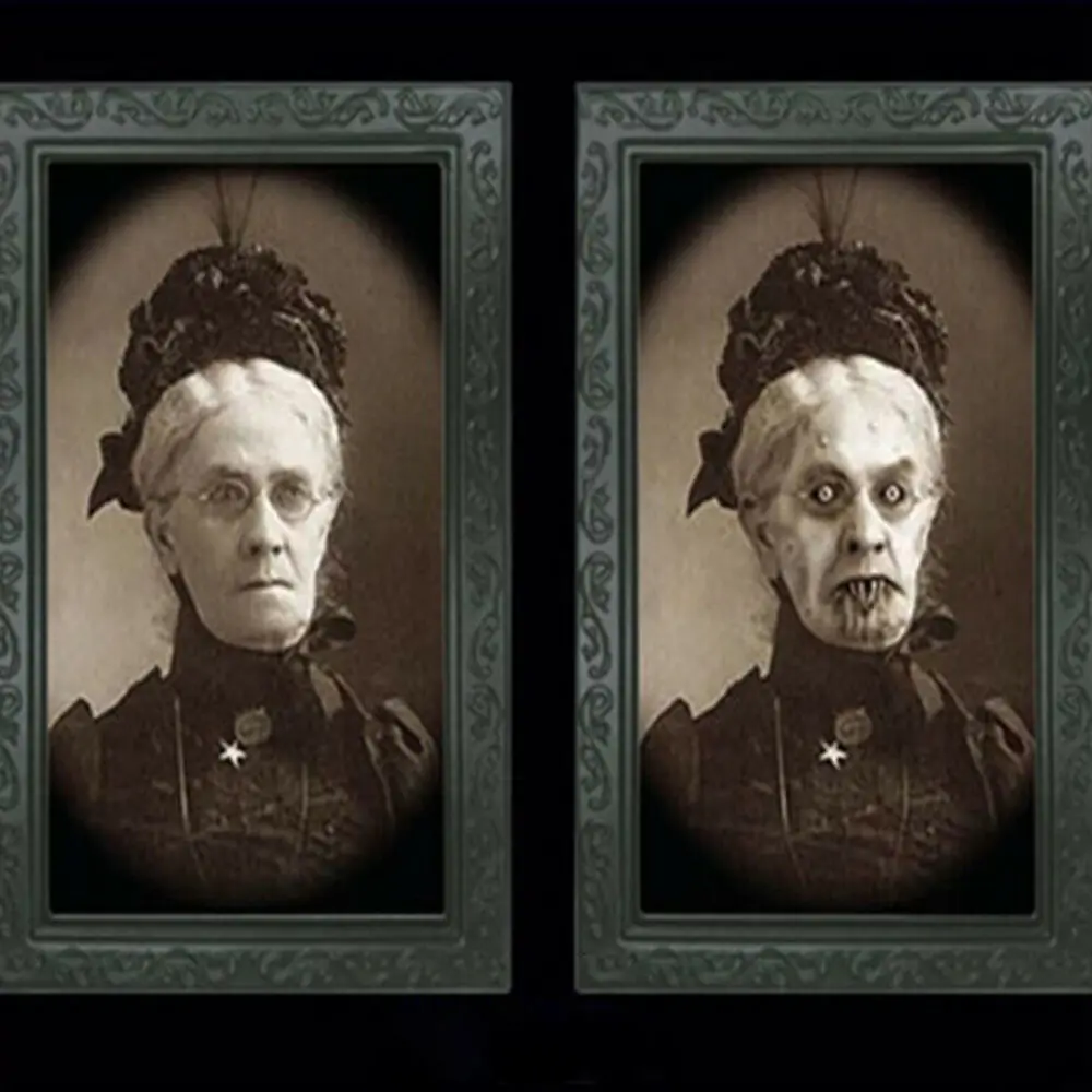 3d Face-changing Photo Frame Terror Halloween Festive Party Decoration Props | Дом и сад
