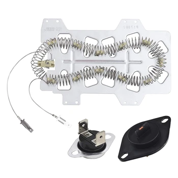 

DC47-00019A DC47-00016A DC32-00007A Dryer Heating elements, Thermostat and Thermistor Kit for Samsung Dryers