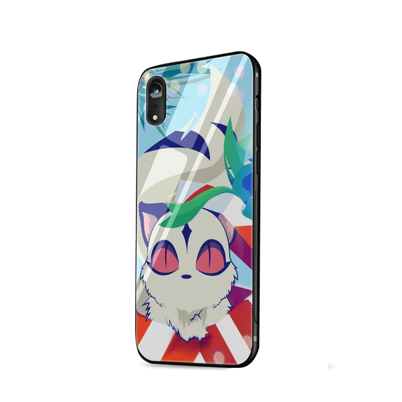 Стеклянный чехол для телефона из ТПУ стекла для Apple iPhone 5 5S SE 6 6S 7 8 Plus XR X XS Max Kirara Inuyasha