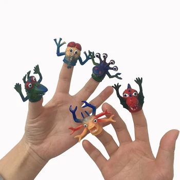 

5pcs Set Simulation Hand Puppets Set Funny Animal Monster Puppet Kids Set Funny Animal Monster Puppet Kids Interactive Toy