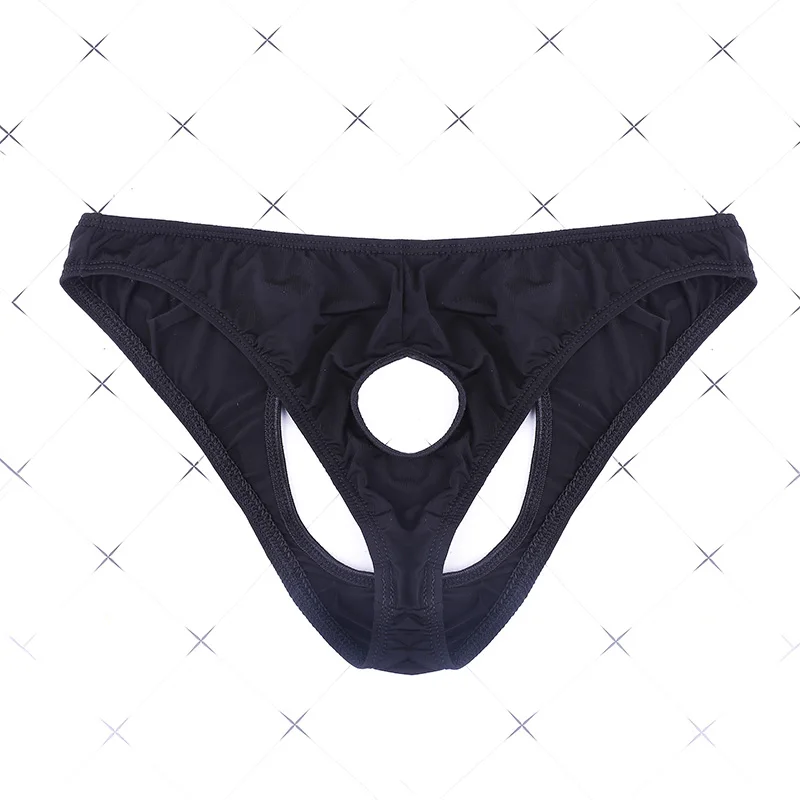 

Men's Briefs Sexy Fashion Low Waist underpants summer male Solid Color Breathable Underwear Viscose briefs