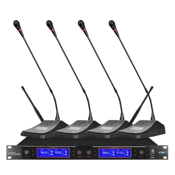 プロ6チャンネル周波数シフト装置悲鳴サプレッサプロセッサ用ワイヤレス有線会議マイクシステム