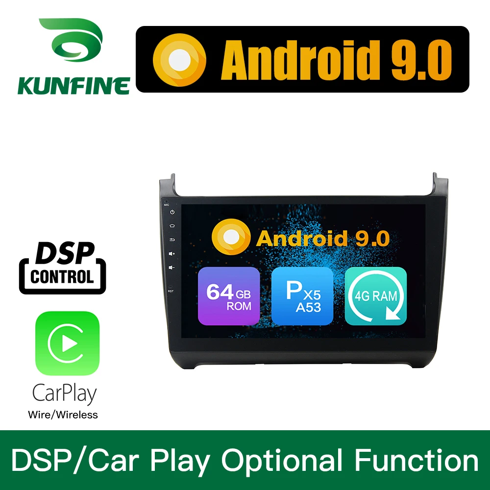 Android 9 0 Восьмиядерный 4 Гб ОЗУ 64 ПЗУ автомобильный DVD gps навигатор мультимедийный