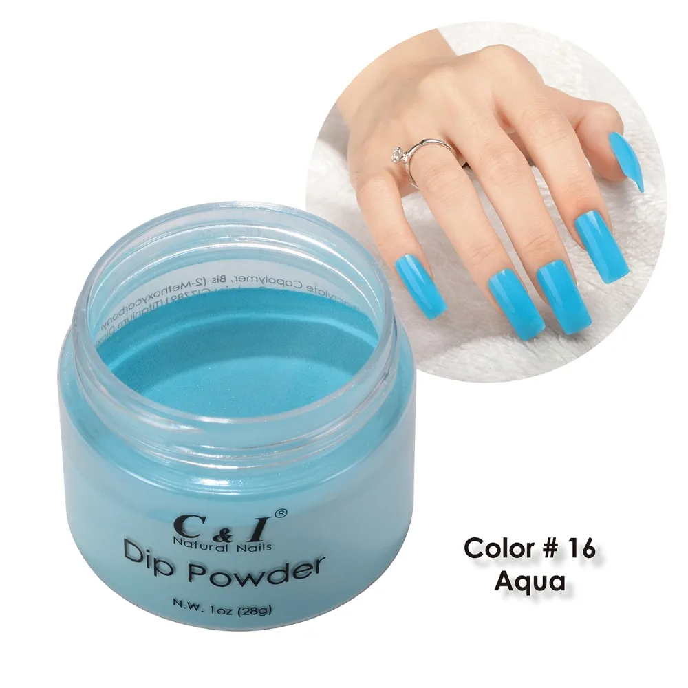 C&I Dip Powder Color # 16 Aqua 1