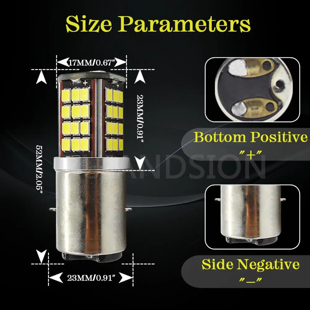 Белый светодиодный светильник для мотоцикла H6 6 в 12 В DC BA20D Bixenon Beam 2835 56smd