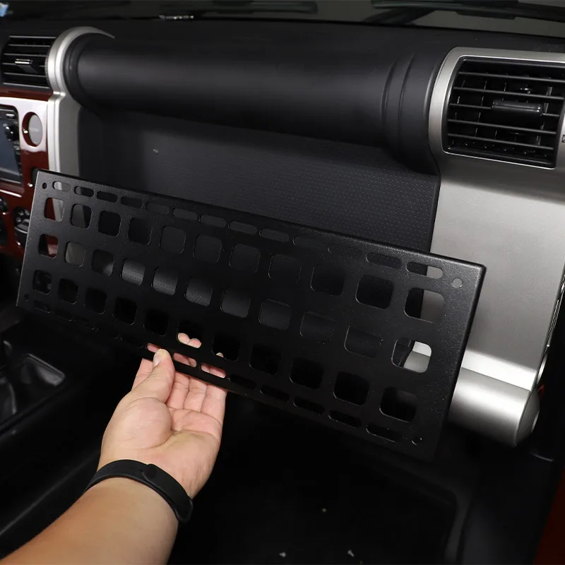Per Toyota Fj Cruiser Modifica D'Interni In Lega Di Alluminio Co-Pilot Storage Board Multi-Funzione Storage Rack Accessori Per Auto