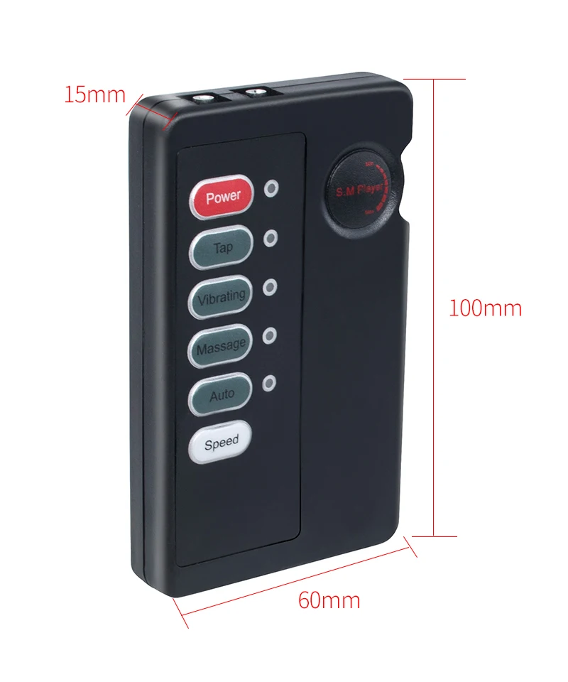Dual Output Electric Shocker Host Controller SM Players Multi-mode Estim Power Box Electro Sex Accessaries for Couple Adult Game