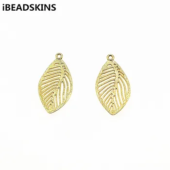 

New arrival! 33x16mm 100pcs Zinc alloy leaf shape Charm for Earrings Findings/Earrings DIY parts,Jewelry Findings & Components