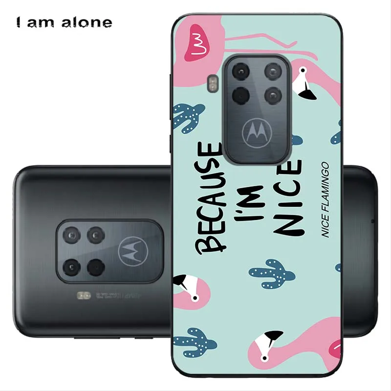 Чехлы для телефонов Motorola One Pro Zoom/One power мягкие сумки из ТПУ мобильный мультфильм Печатный чехол для Moto One Pro - Цвет: Solf TPU AA43