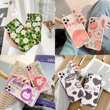 

Art Floral Daisy Phone Case For iPhone 11 X XR XS Max 6S 7 8 7Plus 5 Fashion Daisy Flower Case Soft Back Cases Cover