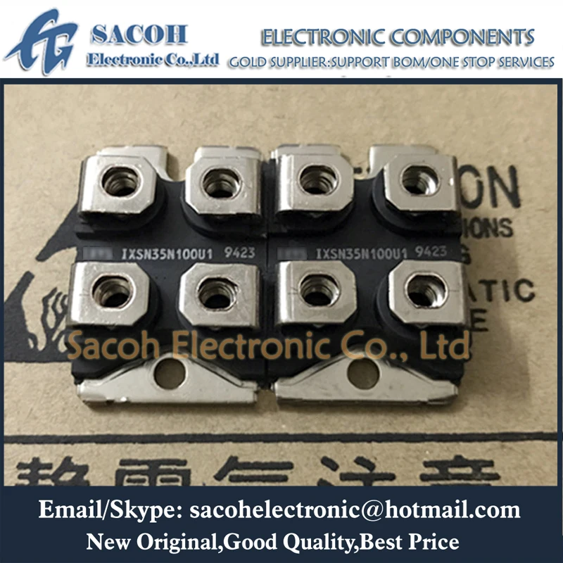 

New Original 1PCS IXSN35N100U1 IXSN35N100AU1 OR IXSN35N120AU1 OR IXSN30N100AU1 SOT-227B 35A 1000V IGBT Module