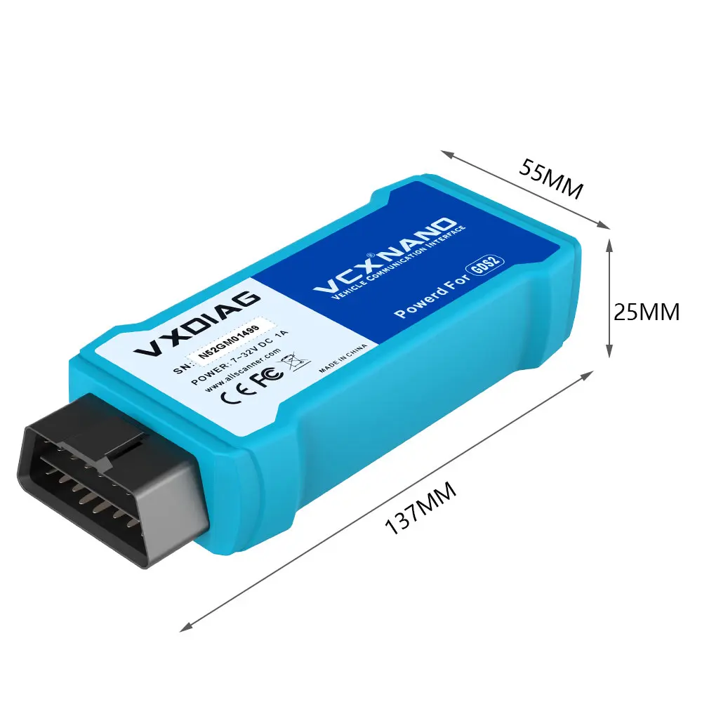 VXDIAG VCX NANO для GM/OPEL GDS2 V21.0.01501/2020 4 Tech2WIN 16.02.24 диагностический инструмент