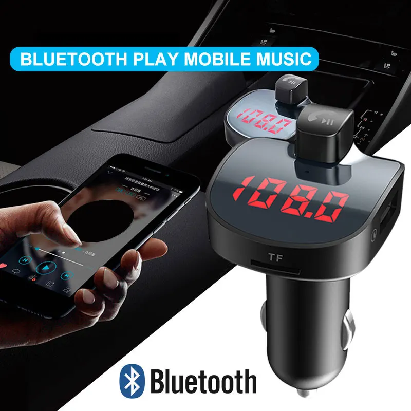 Vehemo автомобильный fm-передатчик беспроводной радио адаптер Bluetooth aux-приемник стерео fm-передатчик Автомобильный MP3 FM адаптер