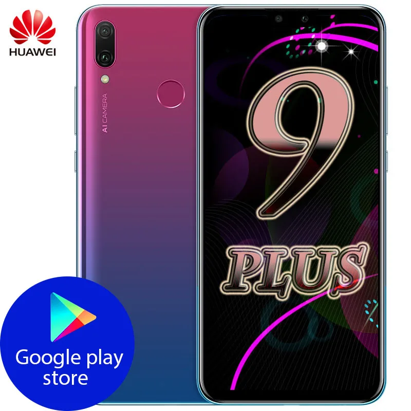 Huawei Y9 смартфон с 6 5 дюймовым дисплеем восьмиядерным процессором Kirin 710 ОЗУ 4 Гб ПЗУ
