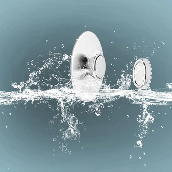 

5x5cm Creative Magnetic Soap Holders Bathroom Wall Hanging Soap Box Suction Cup Rack Silver