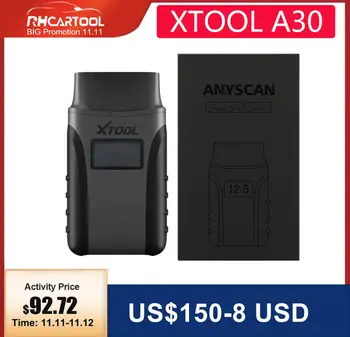 

XTOOL Anyscan A30 OBD2 Car Diagnostic Tools With Andriods/IOS Car Code Reads for bmw for renault for vw KO vpecker Thinkdiag