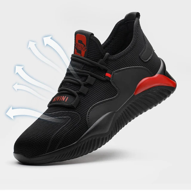 Mesh Steel Toe Lightweight Work Shoes