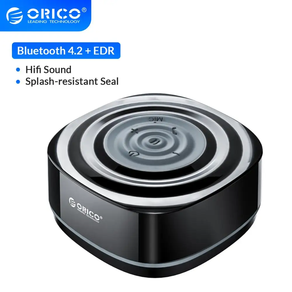 ORICO Мини Портативный Bluetooth беспроводной динамик Hifi стерео Бас водонепроницаемый