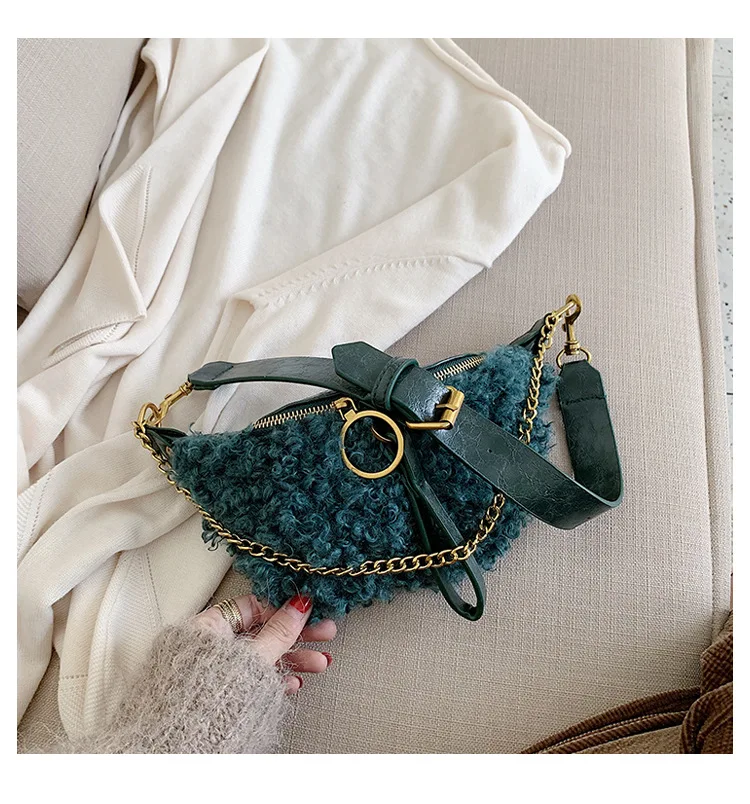 Осенне-зимние новые стильные сумки, модная нагрудная сумка, роскошная дизайнерская сумка-тоут, сумки для женщин, сумки через плечо, Bolsas Feminina - Цвет: green