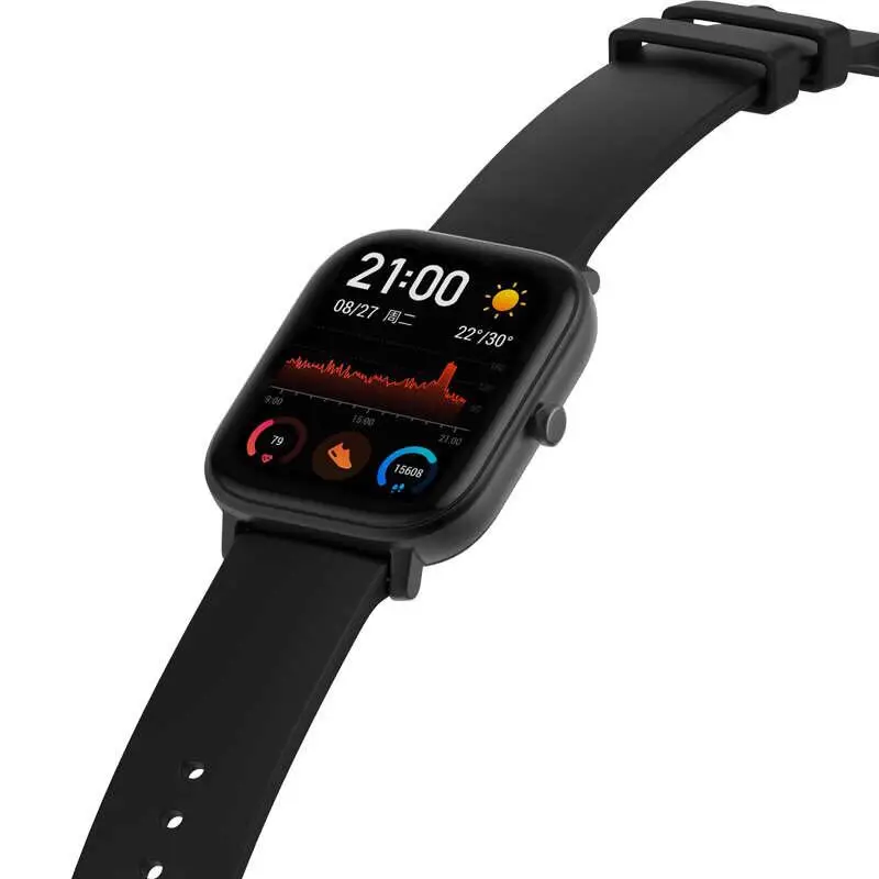 Предпродажа, глобальная версия, Новые смарт-часы Amazfit GTS, 5 АТМ, водонепроницаемые, умные часы для плавания, 14 дней, батарея, управление музыкой, для Android IOS
