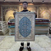 Yilong 2'x3' ручной персидский ковер турецкое Древо жизни Восточный шелковый ковер(HF143B