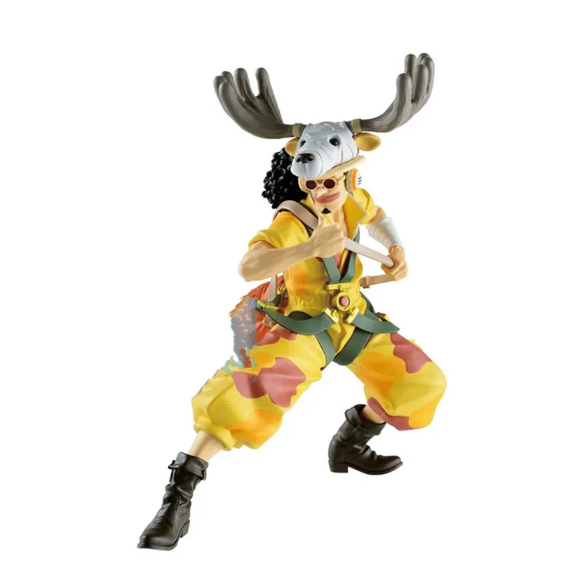 

New Cartoon ONE PIECE Usopp Sea Fighter GK Anime Cute Sculpt PVC Action Figure Collection Model Toy M3420