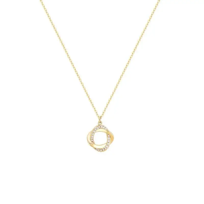 韓国 人気 シルバー アクセ [SENTIMENTS] NO.359 NECKLACE Korean Style Jewelry-simple 4 Star Adjustable Gold Adjusted