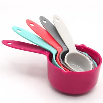 

5Pcs Colorful Plastic Measuring Spoons Measure Utensil Household Cooking Aceessories Tools